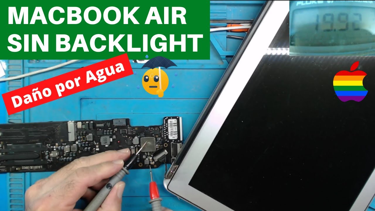 MacBook Air sin BackLight | Pantalla negra