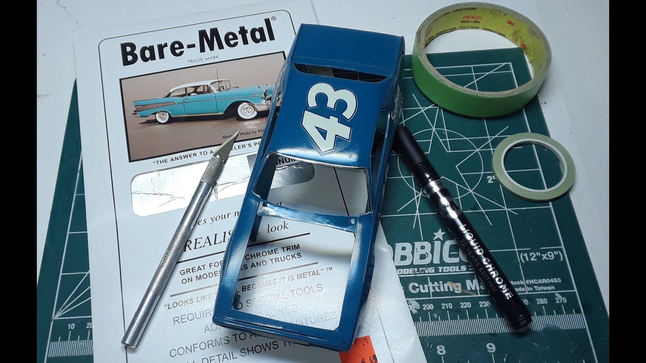 Ep.11 Doing Chrome Trim with Bare Metal Foil and Molotow Liquid Chrome Paint