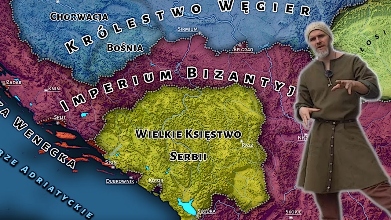 Cała średniowieczna historia Serbii od VI do XIV wieku i najazdu tureckiego