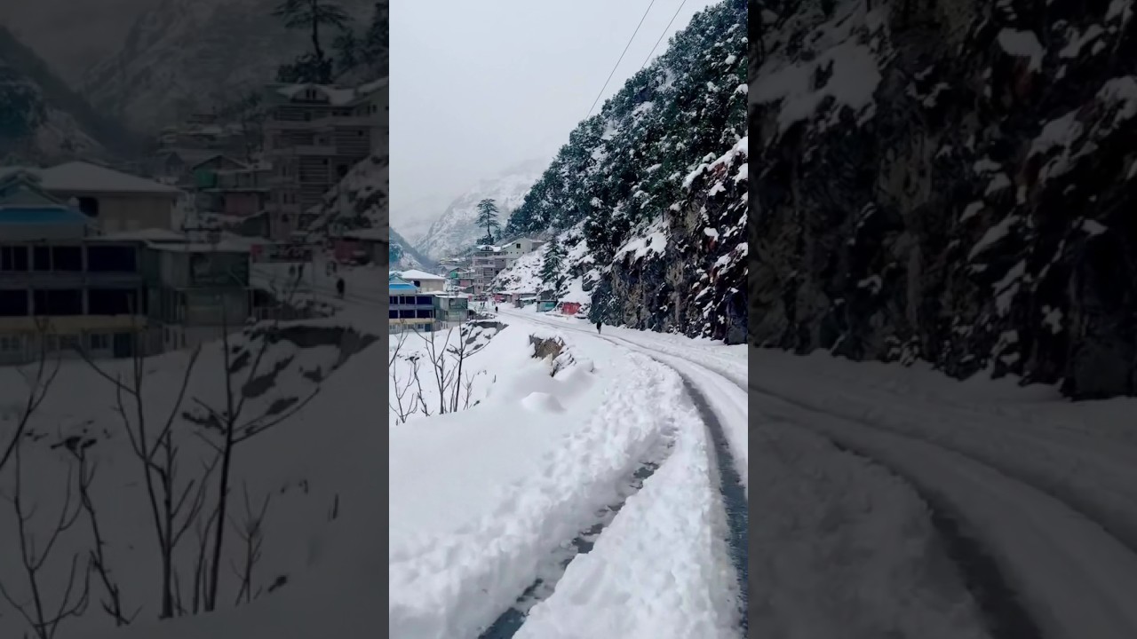 Kaghan Valley Covered in Snow Mountains Trees and Roads Frozen | Winter Travel Alert in Pakistan