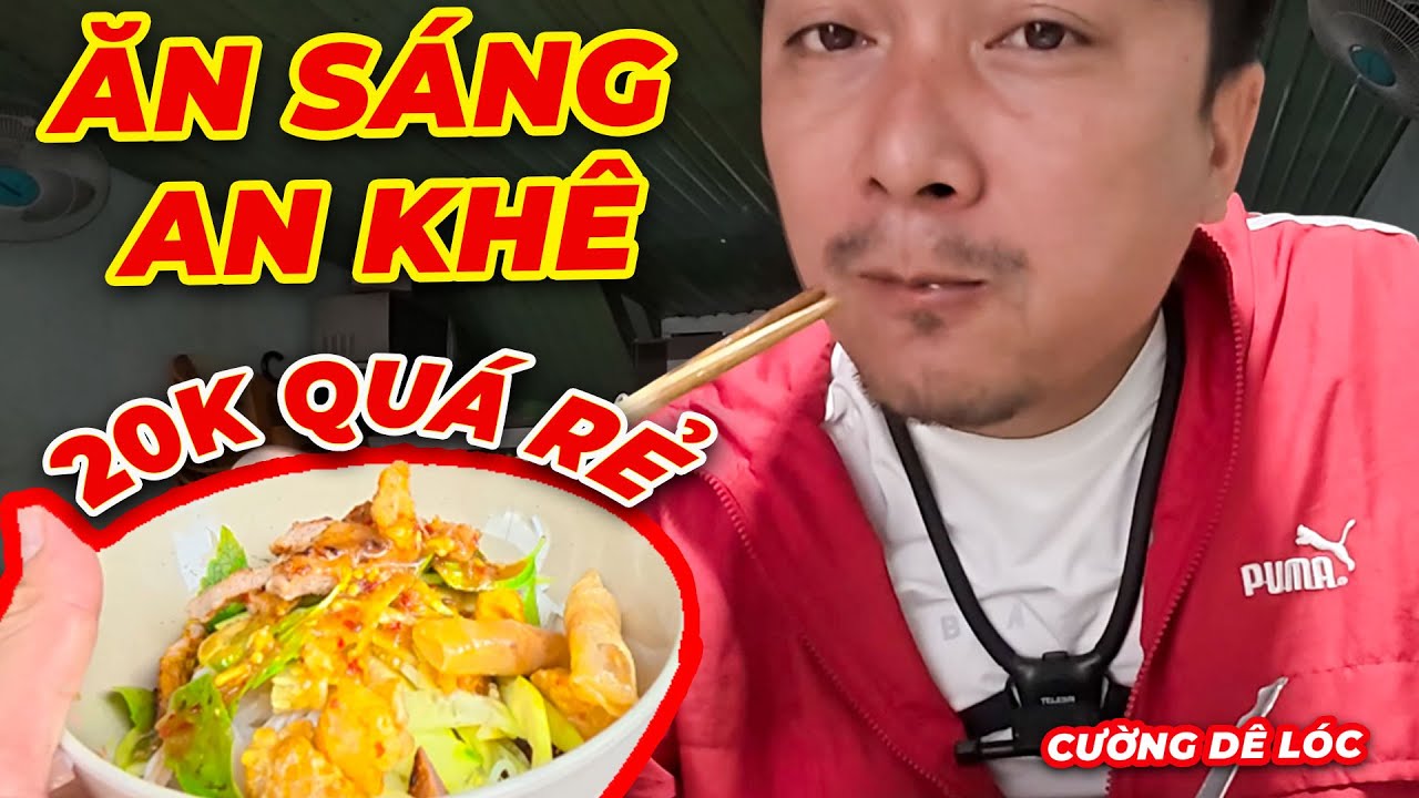 Lần Đầu Ăn Sáng Ở An Khê Gia Lai – Ngon, Rẻ, Dân Dã Chuẩn Vị Phố Núi | Cường Dê Lóc