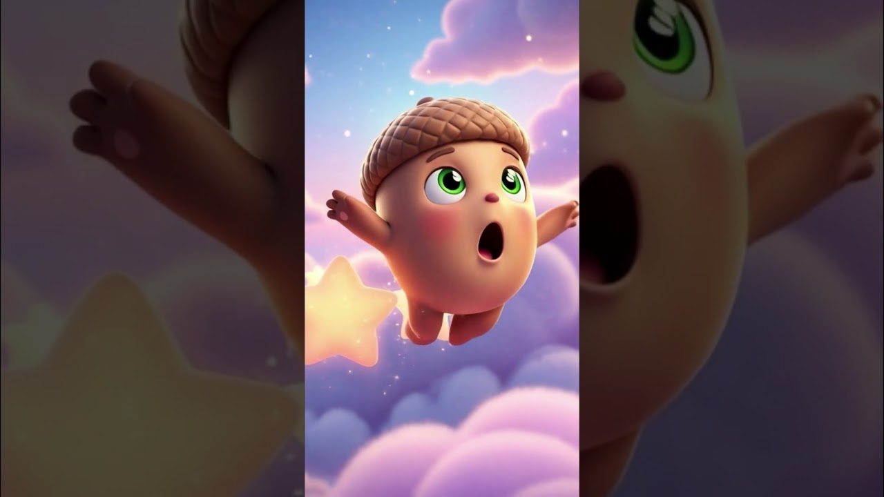 Twinkle Shine Little Star 🌟 | Bedtime Lullaby | Acorny & Pip 