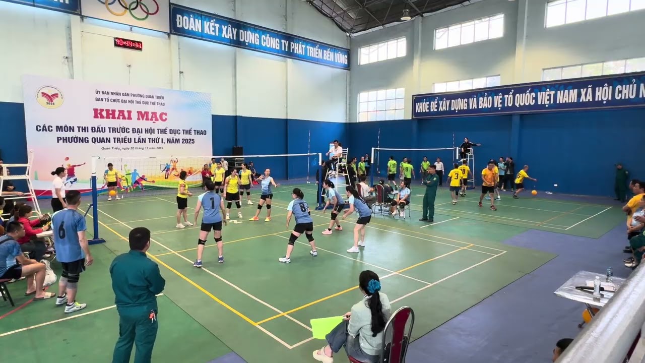 Chung kết nữ ĐH TDTT phường Quan Triều 2025: T4 - T14