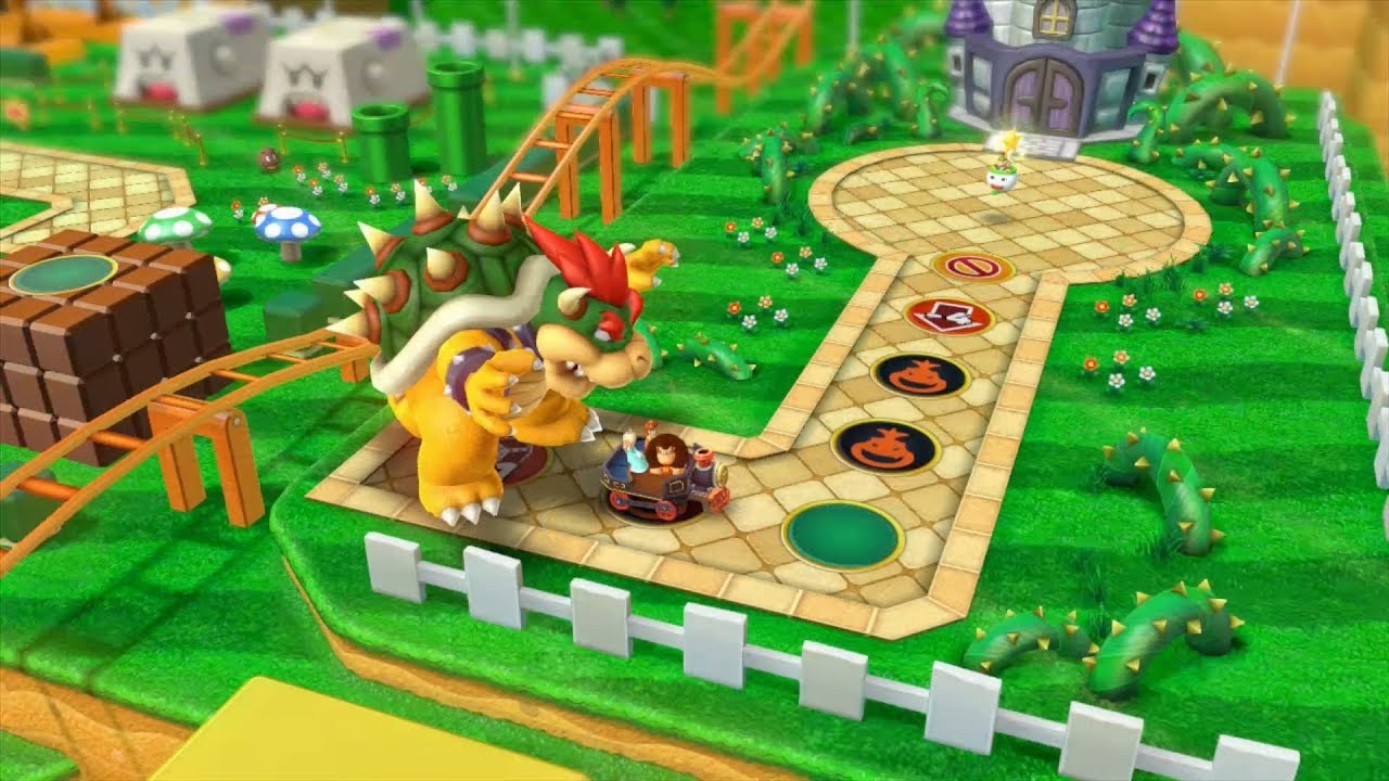 Mario Party 10 Bowser Party #125 Donkey Kong, Daisy, Rosalina, Toad Mushroom Park Master Difficulty
