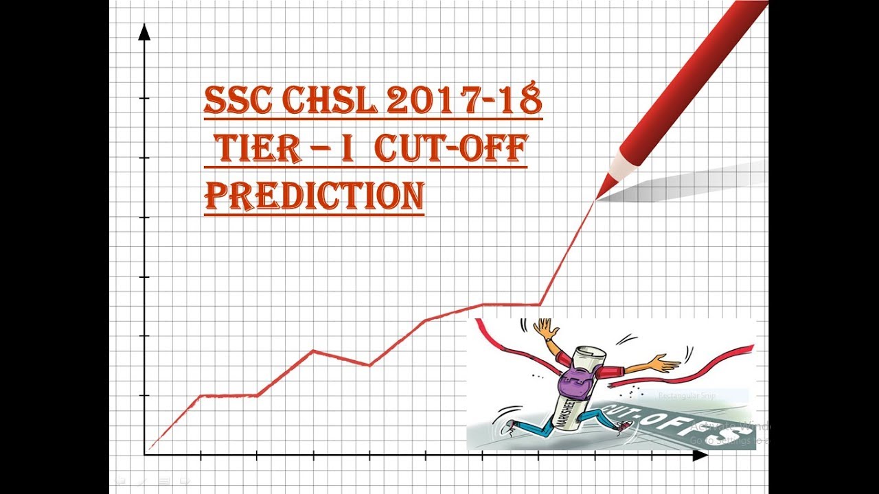 SSC CHSL TIER-1  2017-2018 CUTOFF PREDICTION