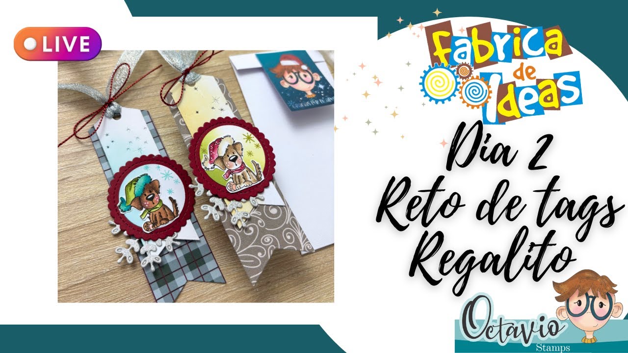 Reto tags Dia 2 | Regalito con compras Octavio Stamps | Coloring |