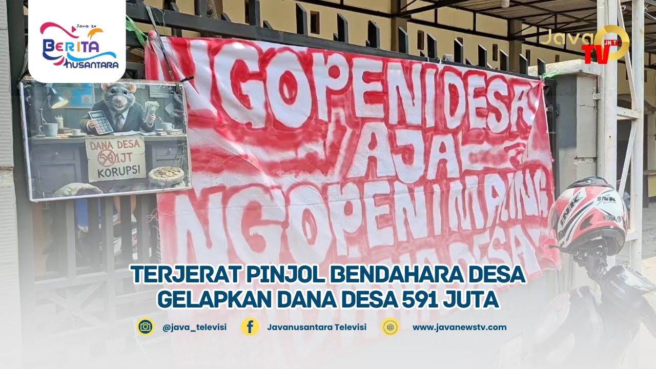 Terjerat Pinjol  Bendahara Desa Gelapkan Dana Desa 591 Juta @JAVATV_OFFICIAL
