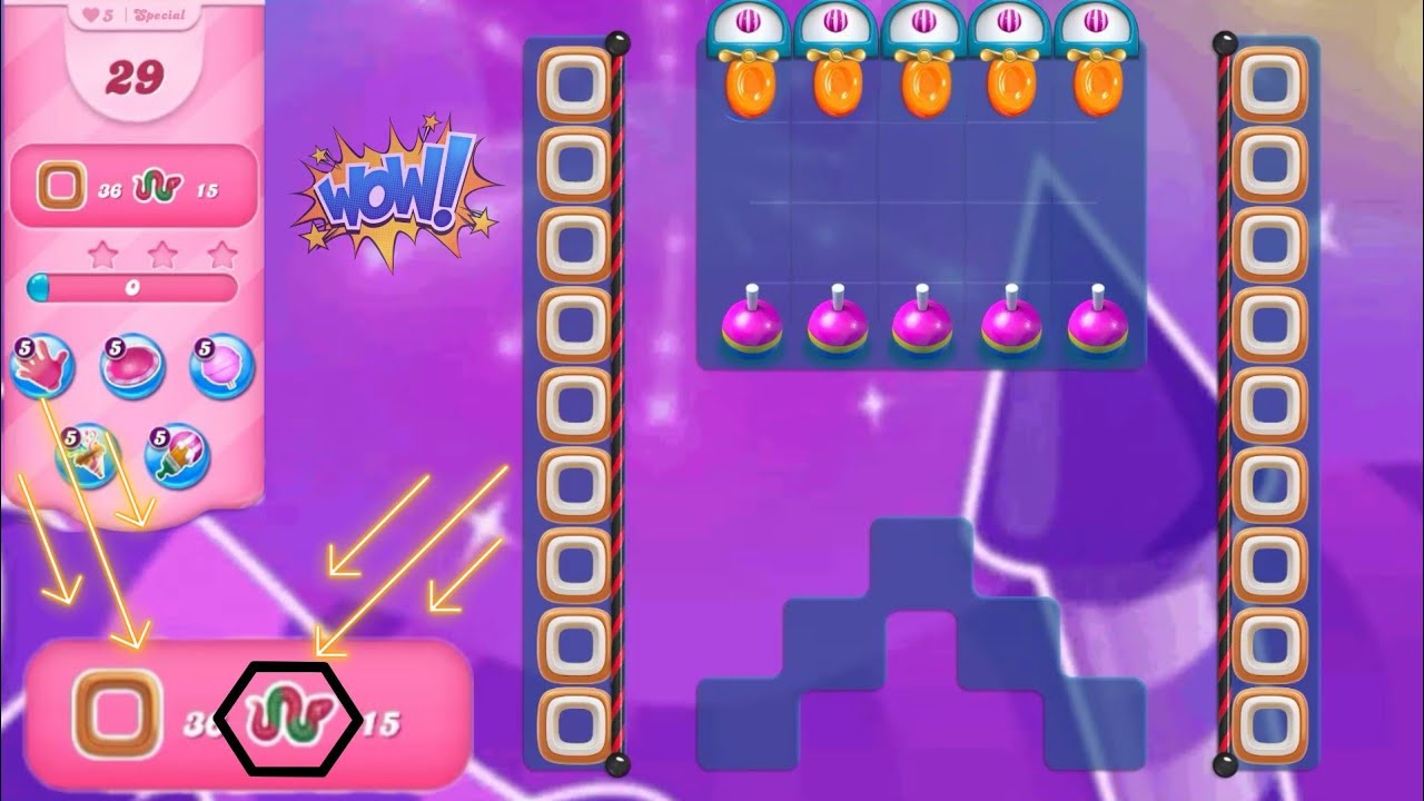 New feature Cobra Special Level | Candy crush saga special level 77 | #CCS_PRO