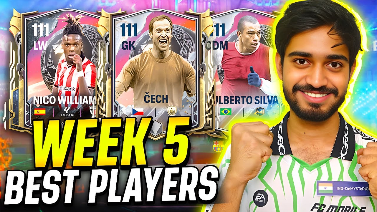 Best Week 5 Ragnarok Players in FC MOBILE - Cruyff, Cech, Nico Williams & More!