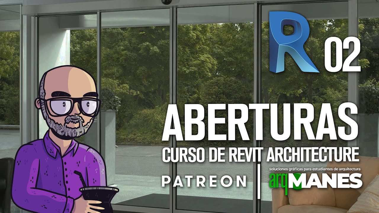 02 Aberturas - Ventanas | REVIT desde cero | tutorial curso arquitectura nivel basico a avanzado