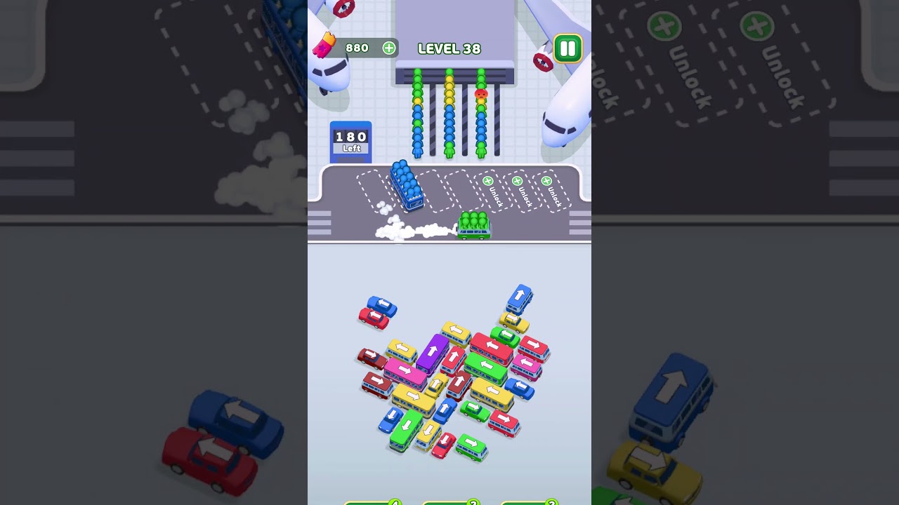 Bus Escape Traffic Jam Level 38 #games #gaming #gameplay #busescape #busescapetrafficjam