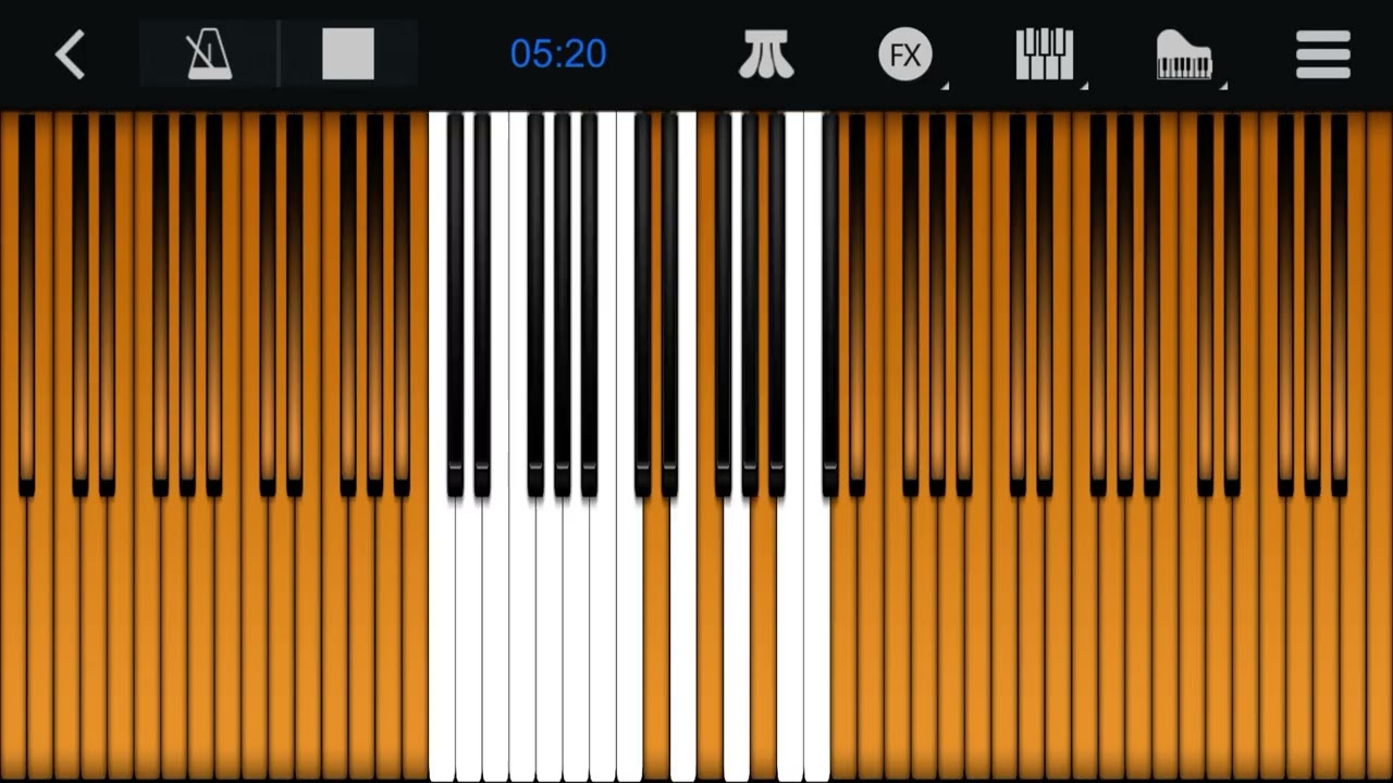 TAU 100 LAYOUT | Perfect Piano For iOS