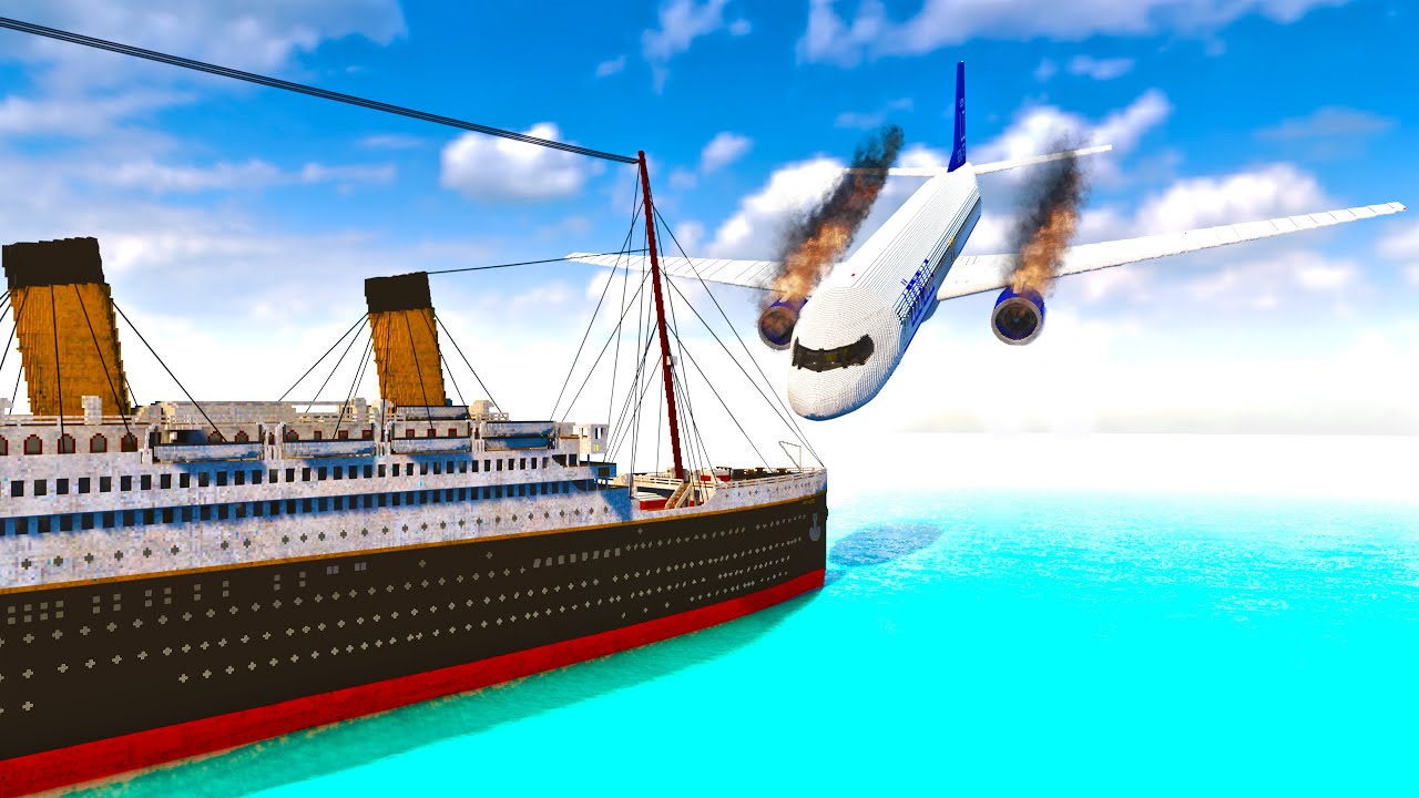 Ships vs Boeing 737 Plane | Teardown