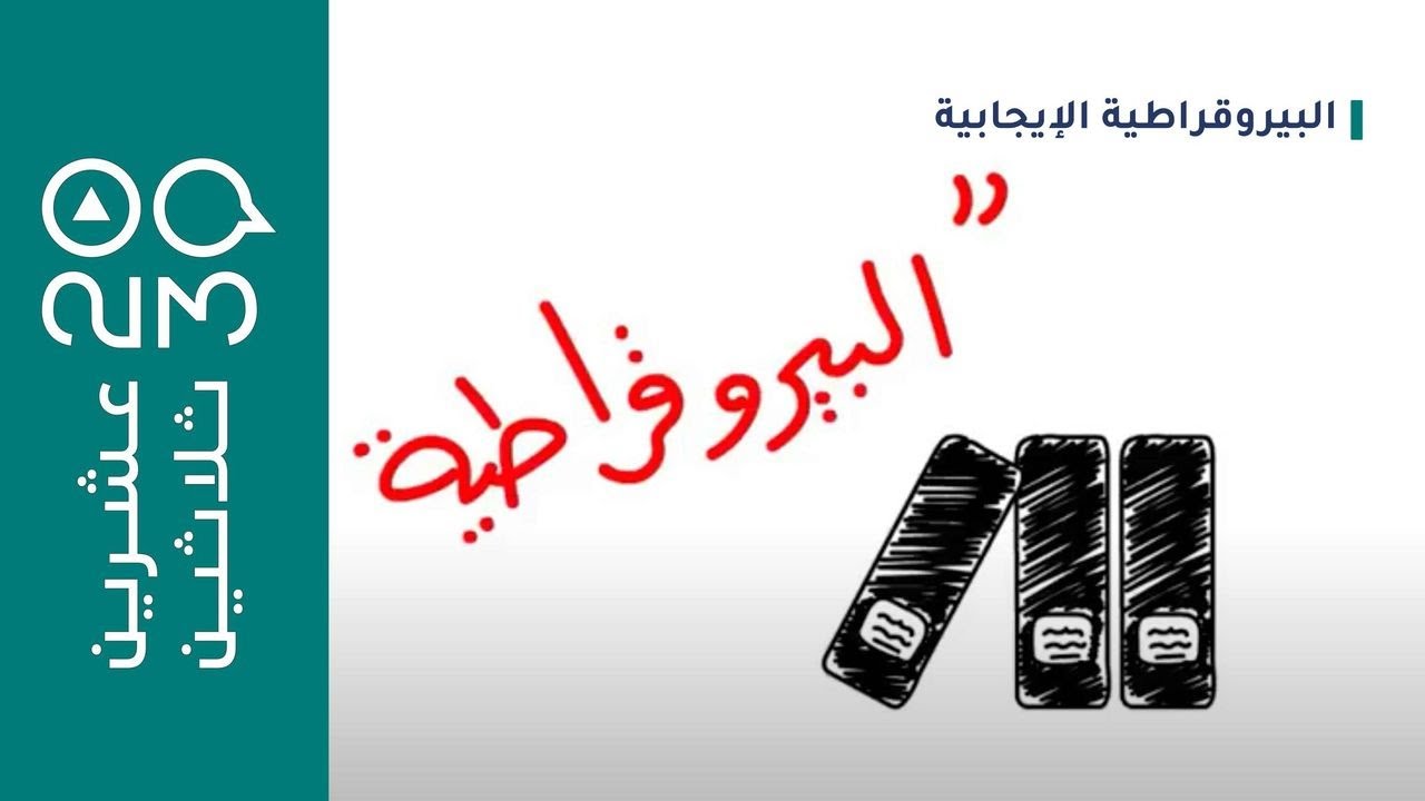 عشرين ثلاثين - الرؤية و البيروقراطية الإيجابية