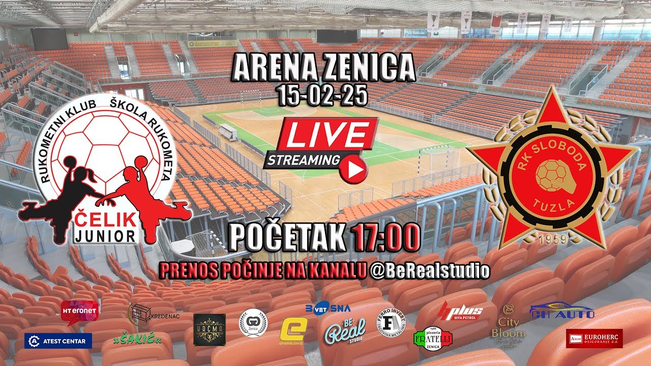 RK Čelik Junior vs RK Sloboda - 15/02/2025