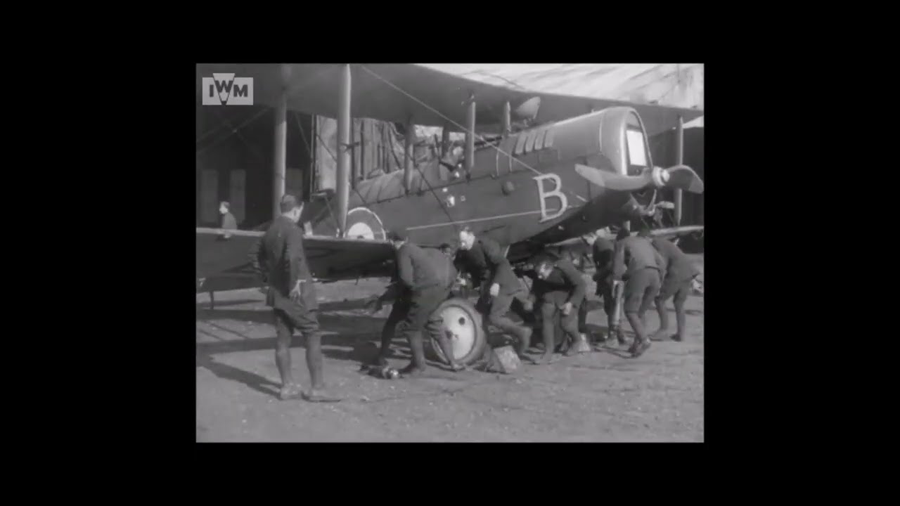 RFC Airco DH.4s preparation for a bombing mission