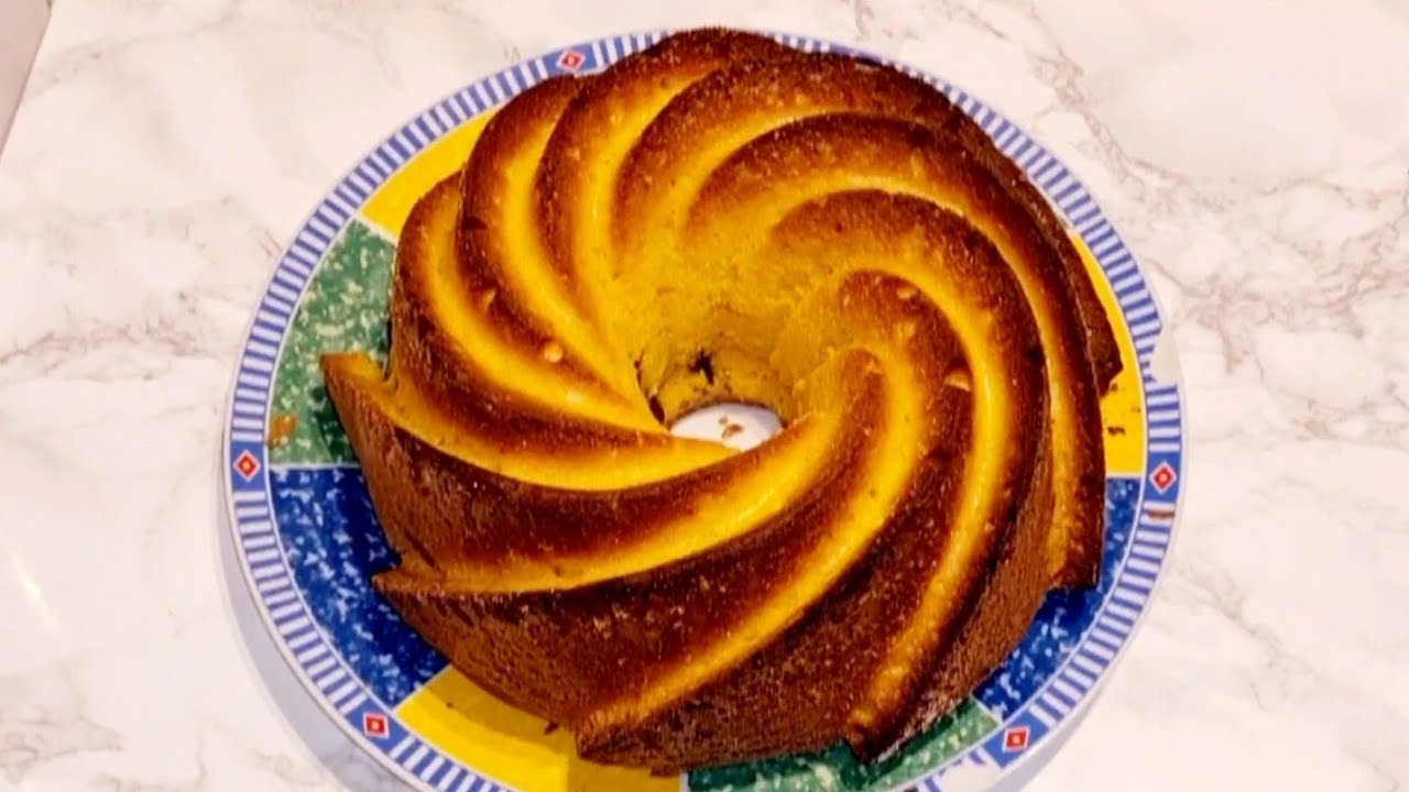 Bolo de cenoura delicioso.