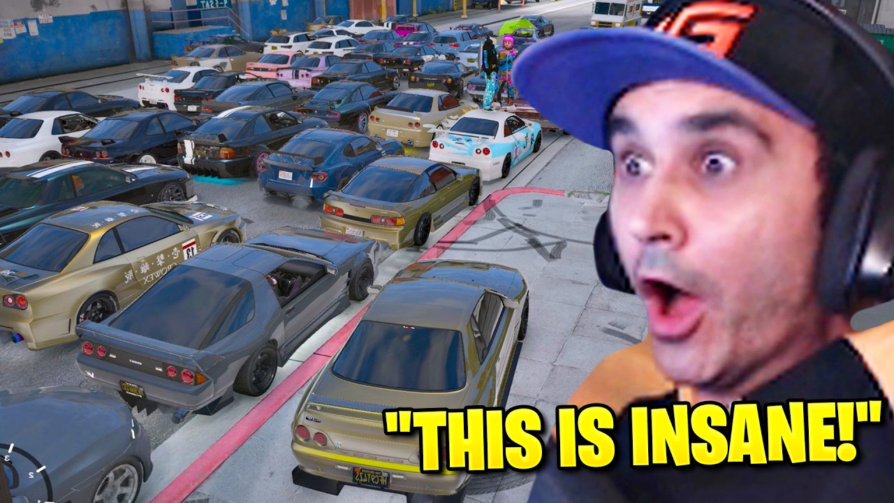 Summit1g is Blown Away by 80 Player BRAZIL RACE in GTA ProdigyRP