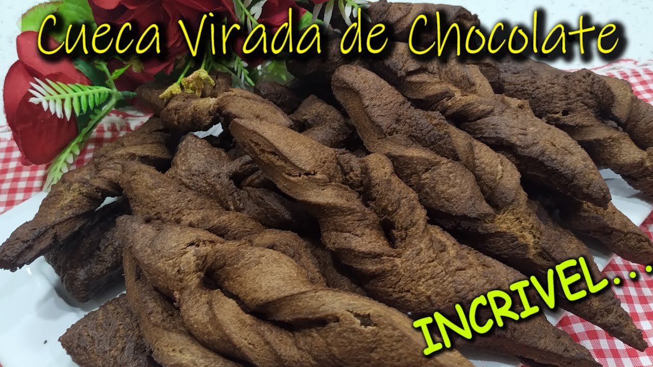 CUECA VIRADA DE CHOCOLATE - MASSA SEQUINHA - SABOROSA - FÁCIL - RENDE MUITO I GABRIELA ZAMBONI