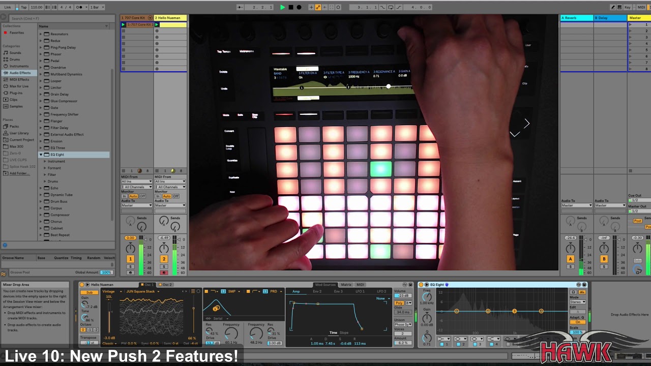 Ableton Live 10 New Push 2 Features