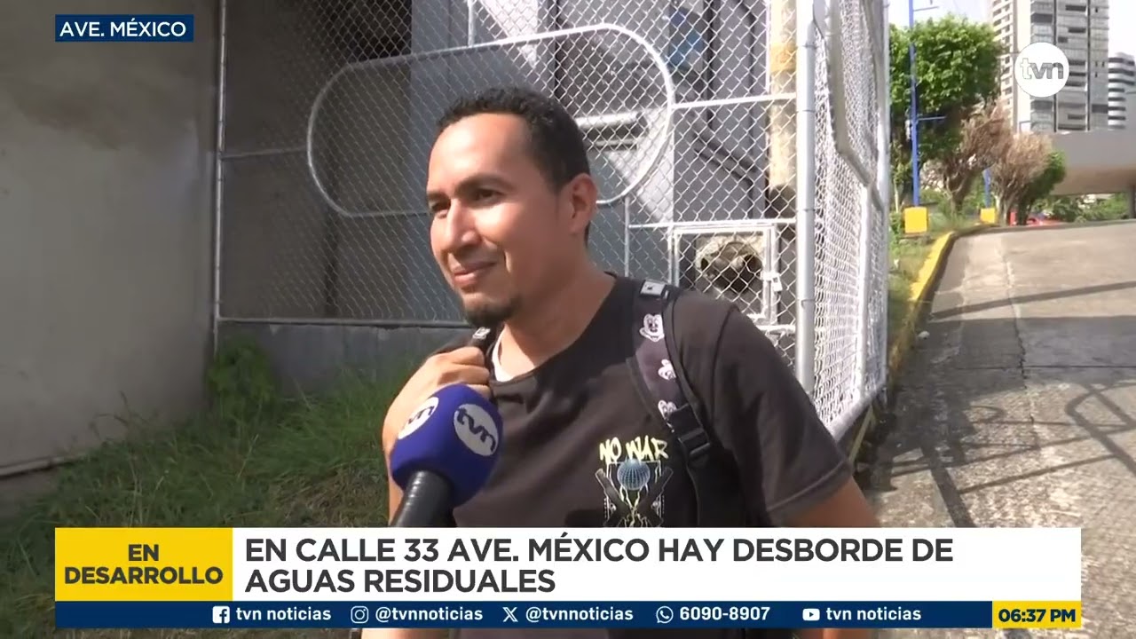 Denuncian desborde de aguas residuales en La Cresta