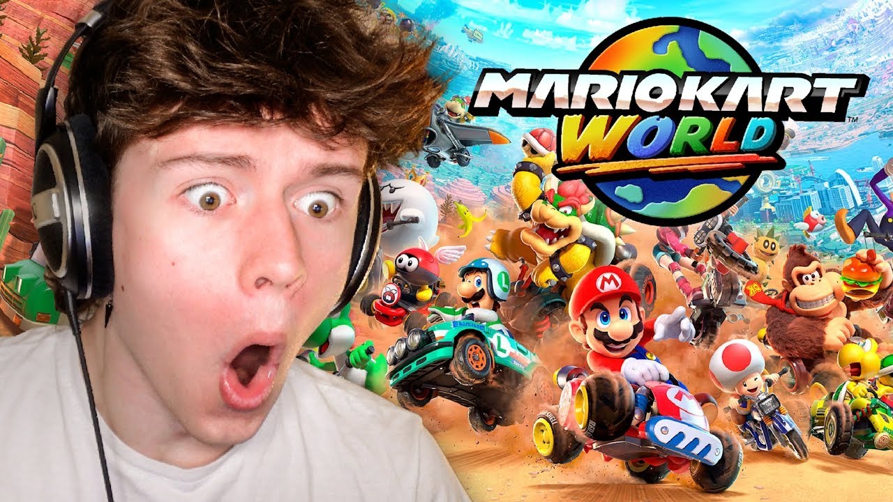 MARIO KART WORLD WITH VIEWERS
