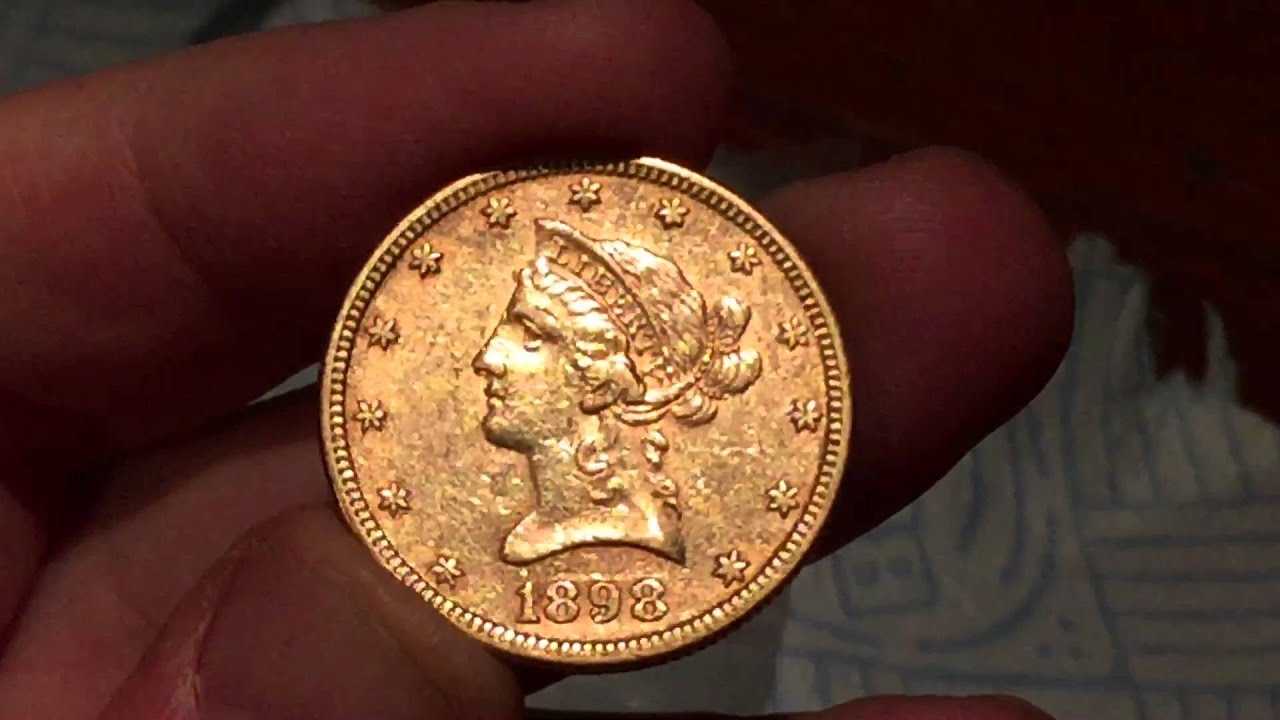 1898 $10 gold eagle pre-33 coin arrives today. This was the 