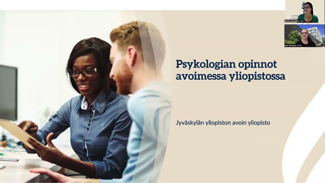 Psykologian opiskelu JYU avoimessa yliopistossa