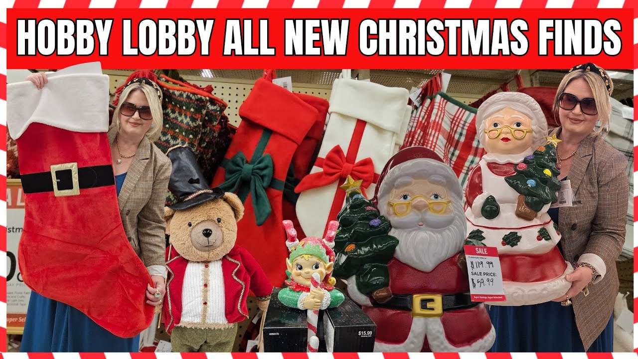HOBBY LOBBY: НОВЫЕ РОЖДЕСТВЕНСКИЕ НАХОДКИ 2025 ГОДА | ВИНТАЖНЫЕ РОЖДЕСТВЕНСКИЕ ТОВАРЫ И НЕ ТОЛЬКО...
