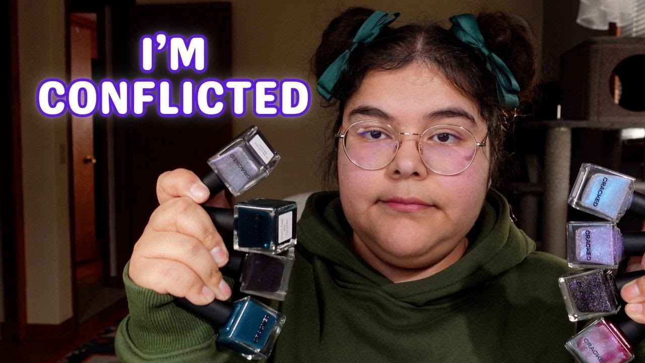 ✨ sparkling on, cracked polish x caitlin swatches + some jellies | swatches, review, and comparisons