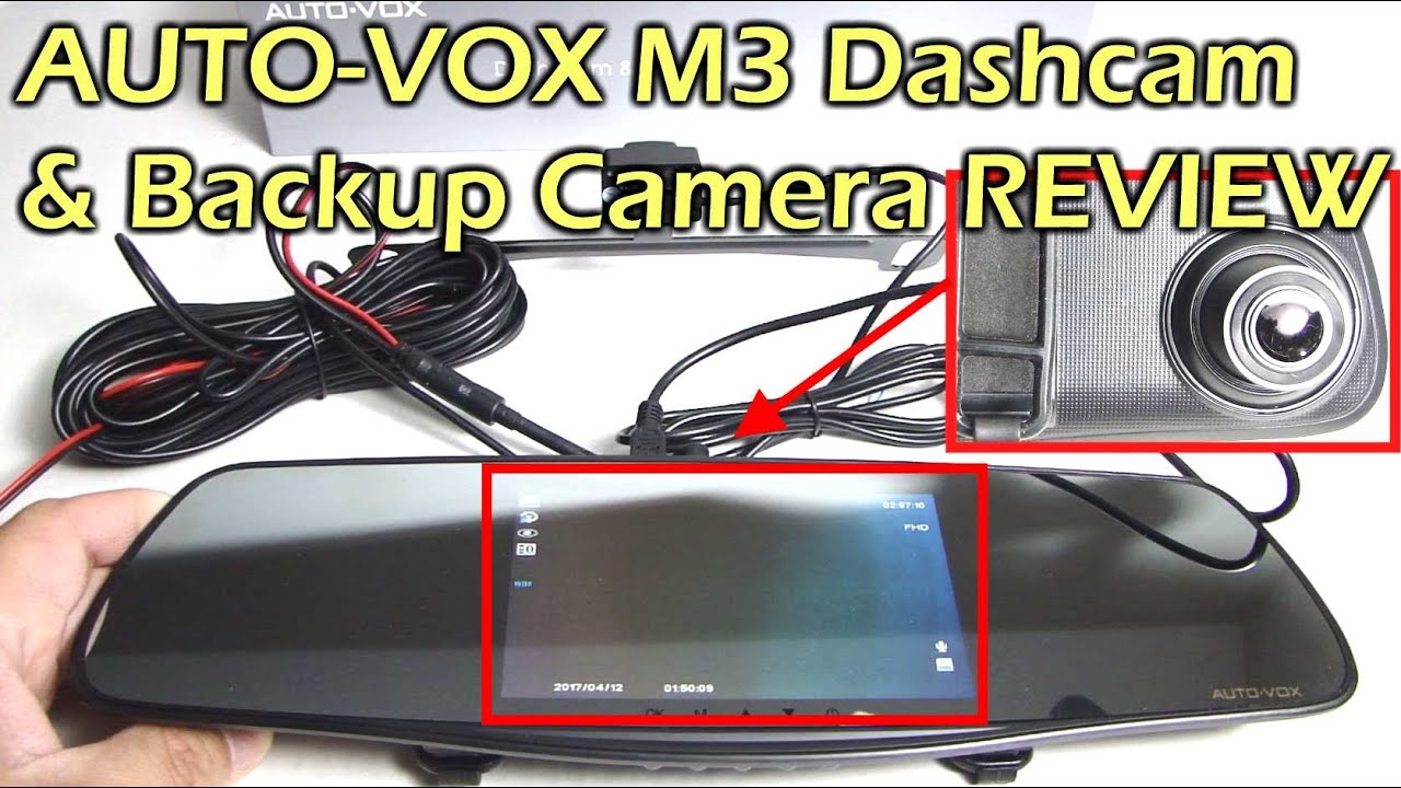 AUTO-VOX M3 Front & Rear Camera Dashcam REVIEW