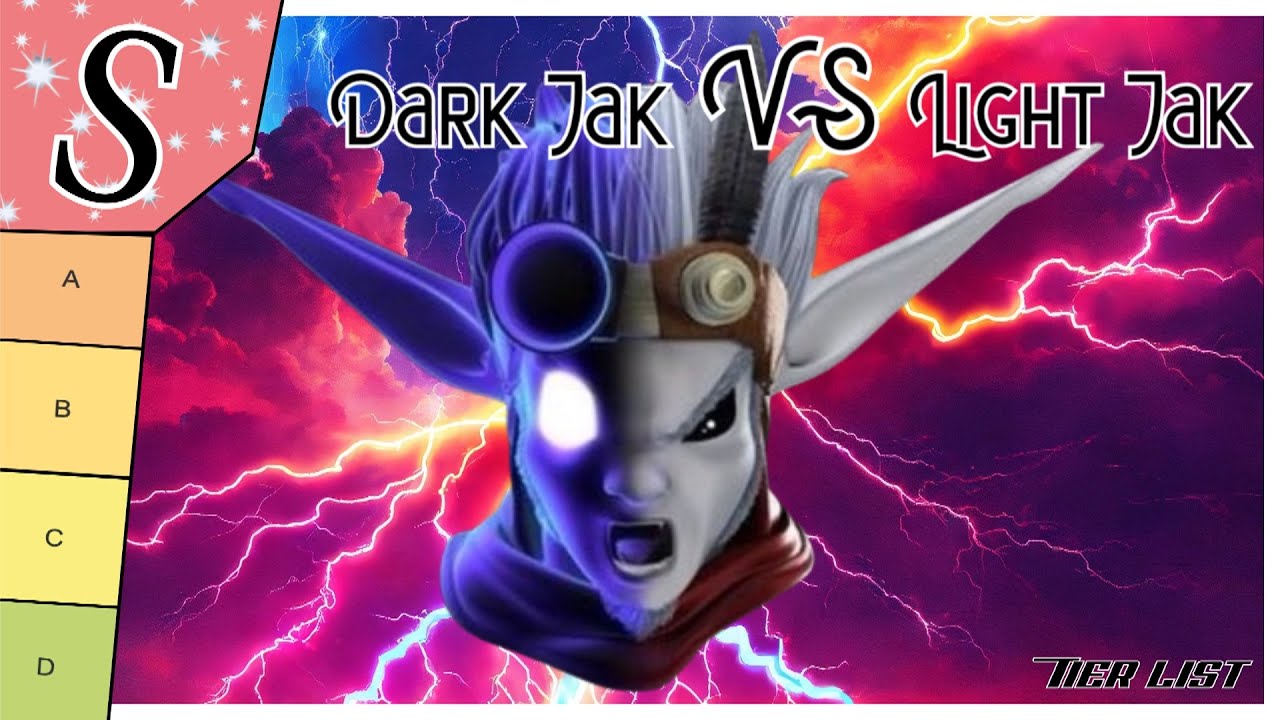 Dark Jak VS Light Jak (Les pouvoirs de Jak - Tier list)