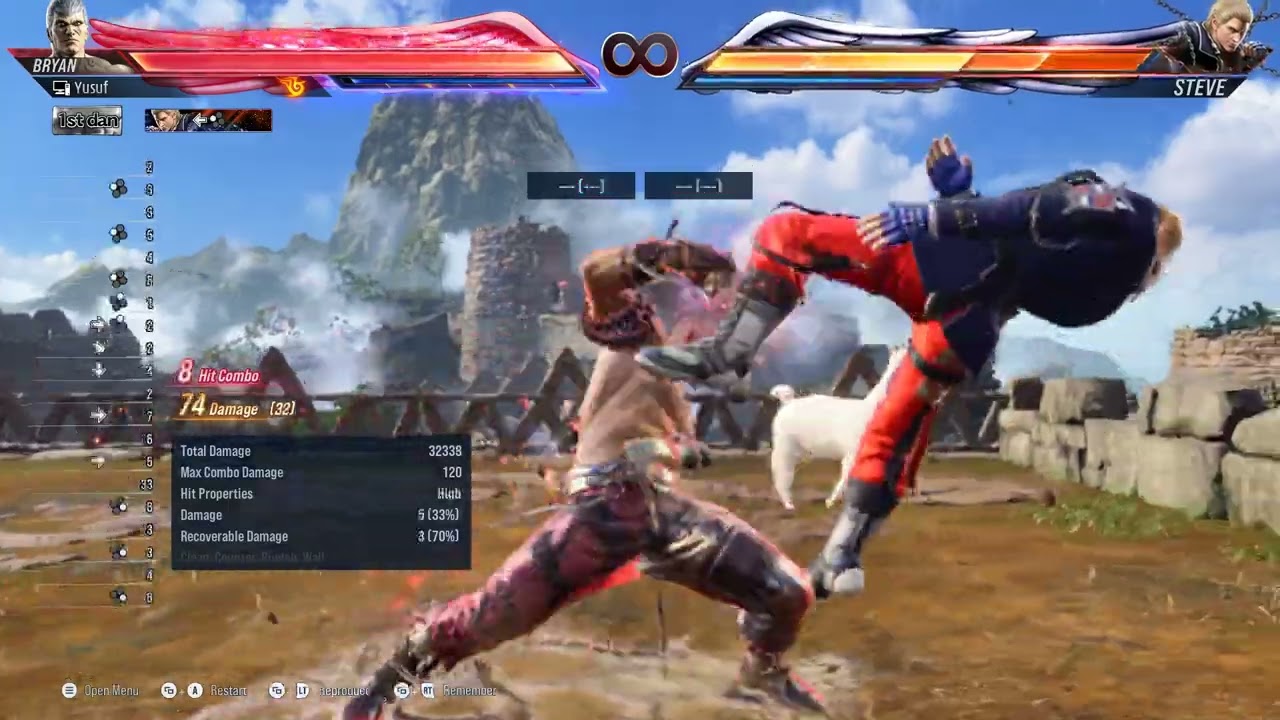 Tekken 8 |  Bryan machine gun combo