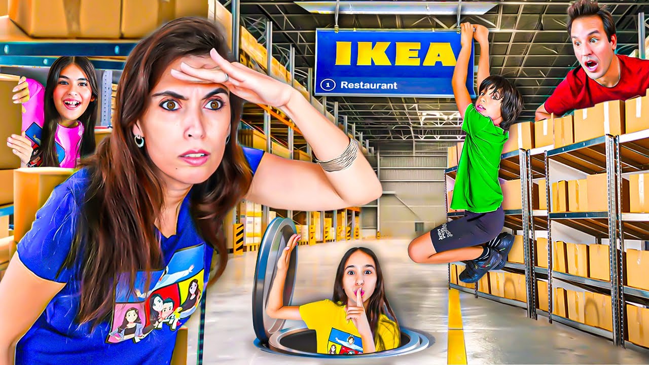 מחבואים מטורף באיקאה! אתגר קשה בטירוף