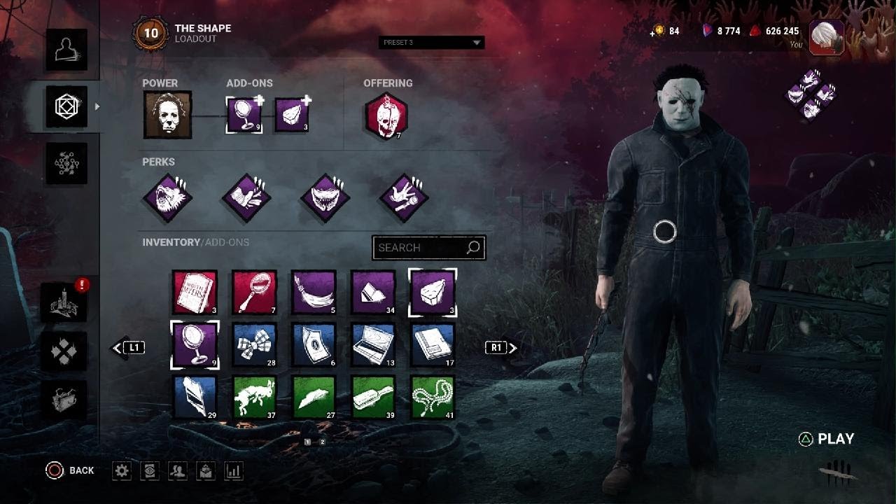 Dead by Daylight Gameplay PS5 Michael Myers Killer Ps5