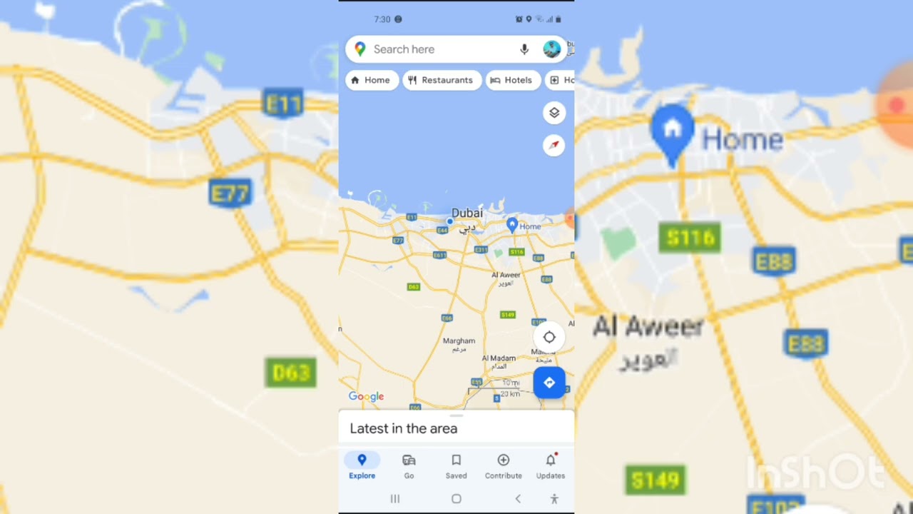 how to close  salik option in Google maps