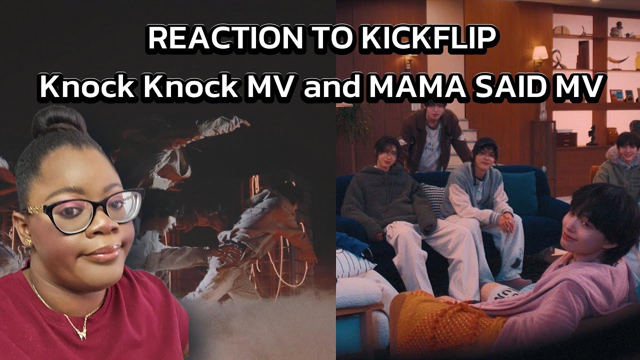 JYP ENTERTAINMENT New BG? l FIRST TIME REACTION TO KickFlip Knock Knock, Mama Said l KayTReacts