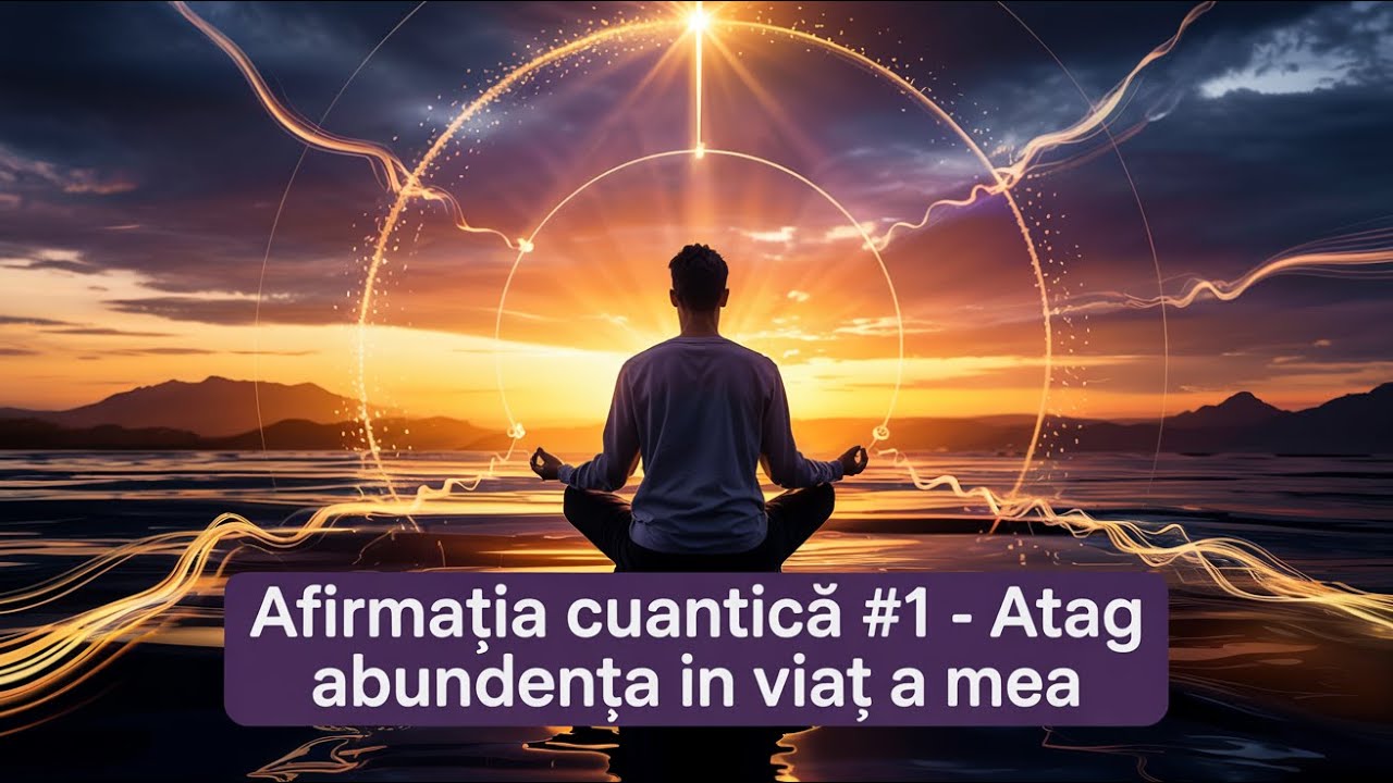 Afirmația Cuantică #1 - Atrag Abundența &icirc;n Viața Mea | Salt Cuantic