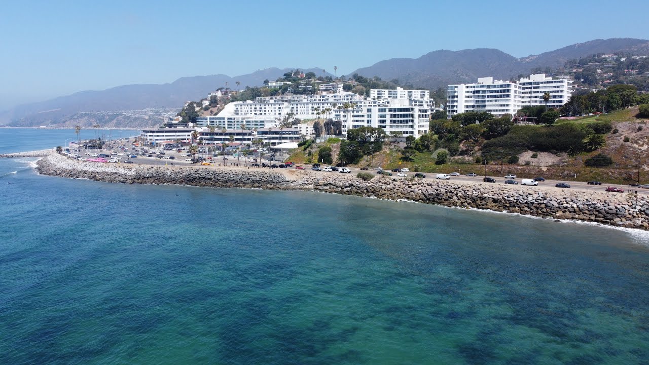 WILL ROGERS STATE BEACH, PACIFIC PALISADES, DJI Mini 2 Drone Footage, California drone.