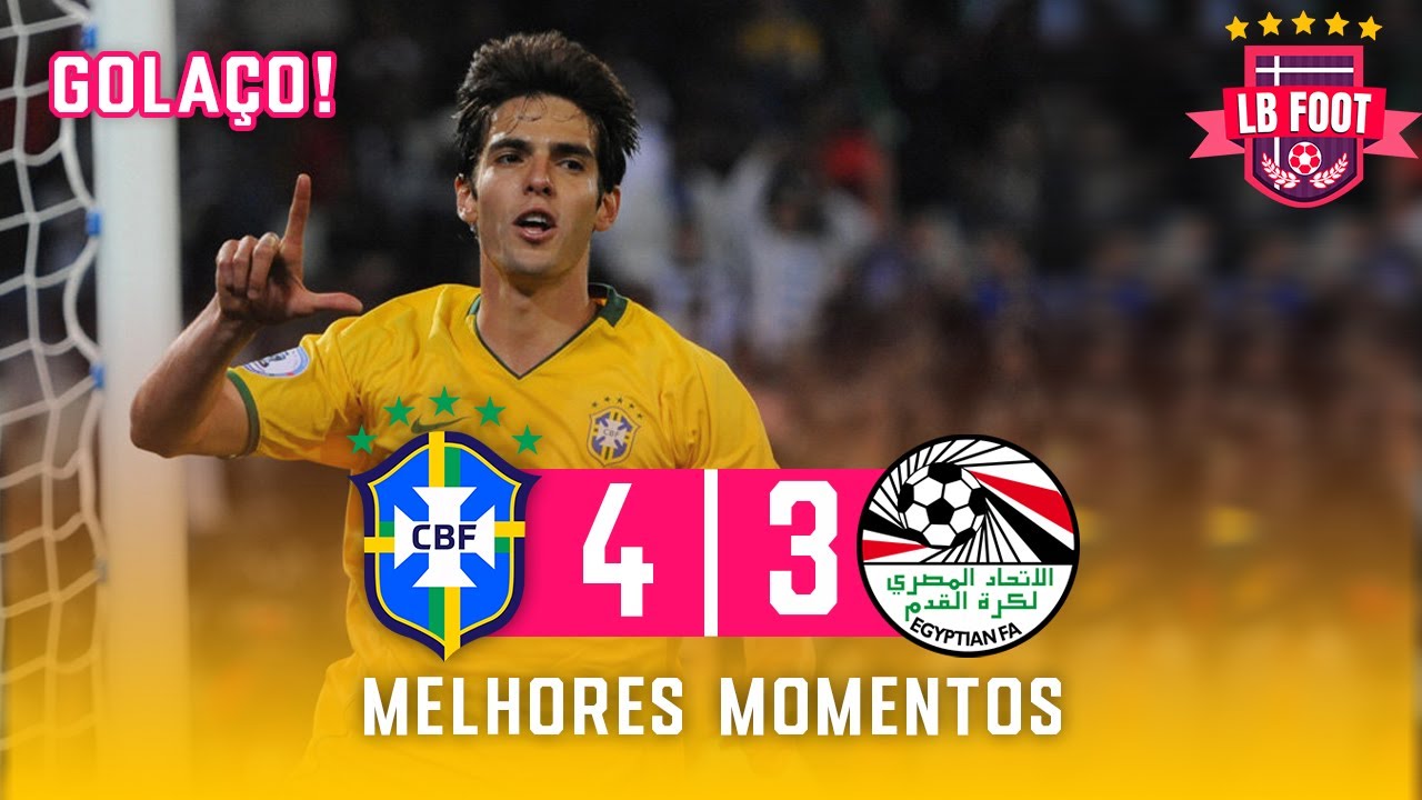 Brasil 4 X 3 Egito | Melhores Momentos | Copa das Confedera&ccedil;&otilde;es 2009