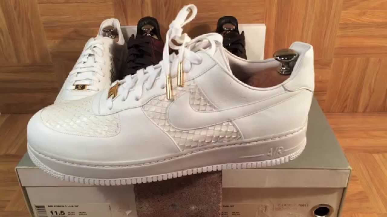 ShoeZeum The Most Expensive Nikes Ever: $2000 Anaconda And Crocodile Air Force 1s