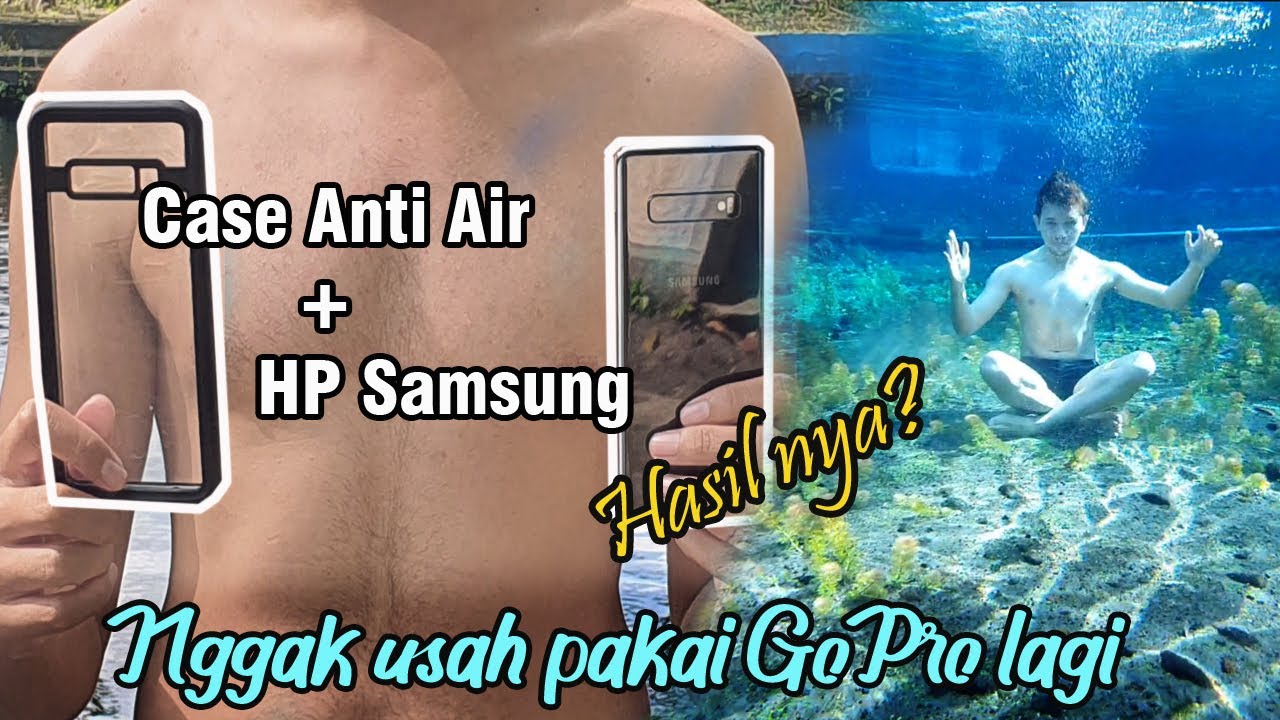 Test Waterproof untuk HP di kedalaman air || Samsung s10+