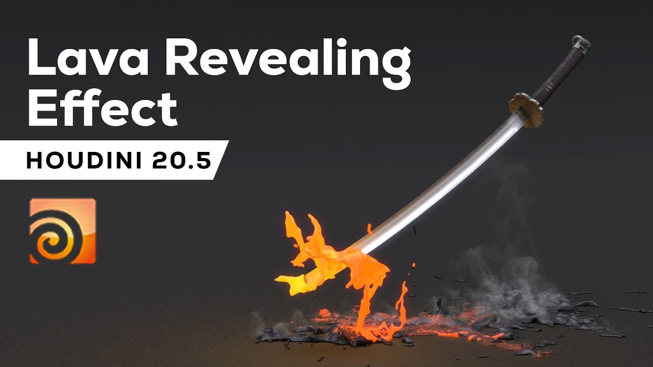 Lava Revealing Effect | Houdini Tutorial | +Project file