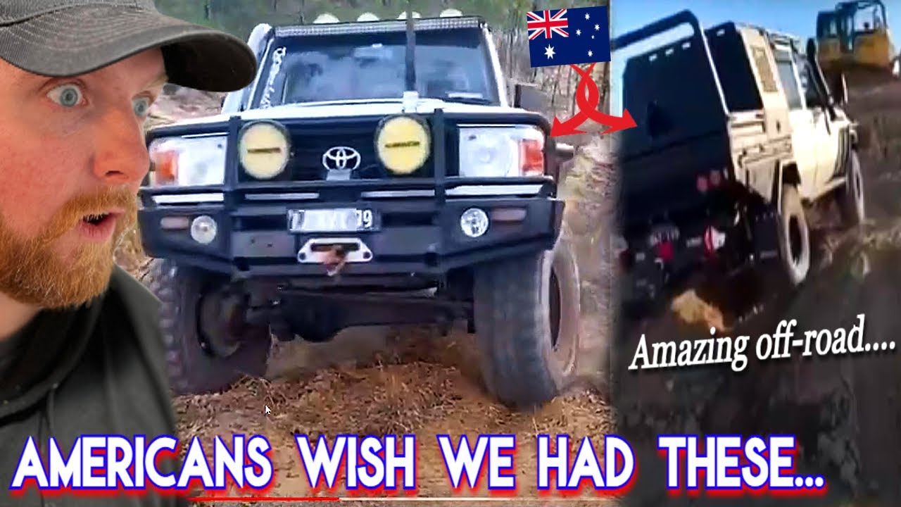 American Reacts to Toyota Landcruiser 79 Series Compilation *Forbidden Fruit