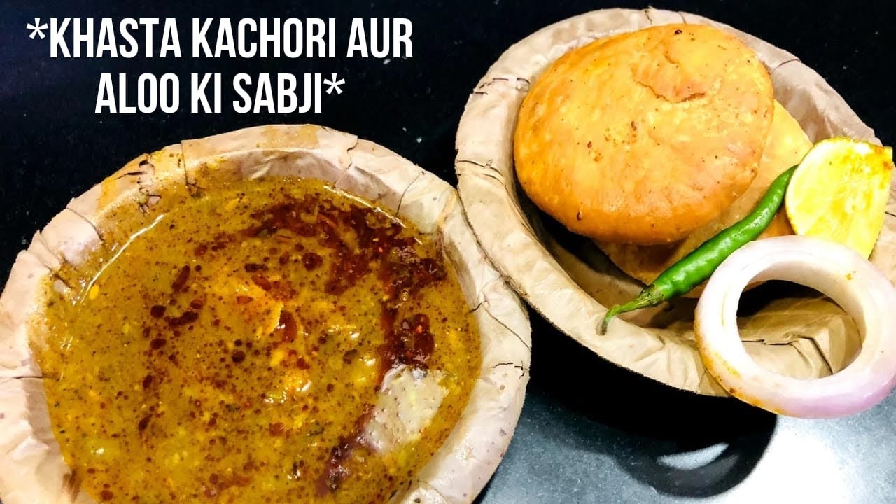 हलवाई जैसी खस्ता कचौरी और आलू सब्जी अब घर में | Famous Moong dal kachori | Zayke ka safar |#cooking
