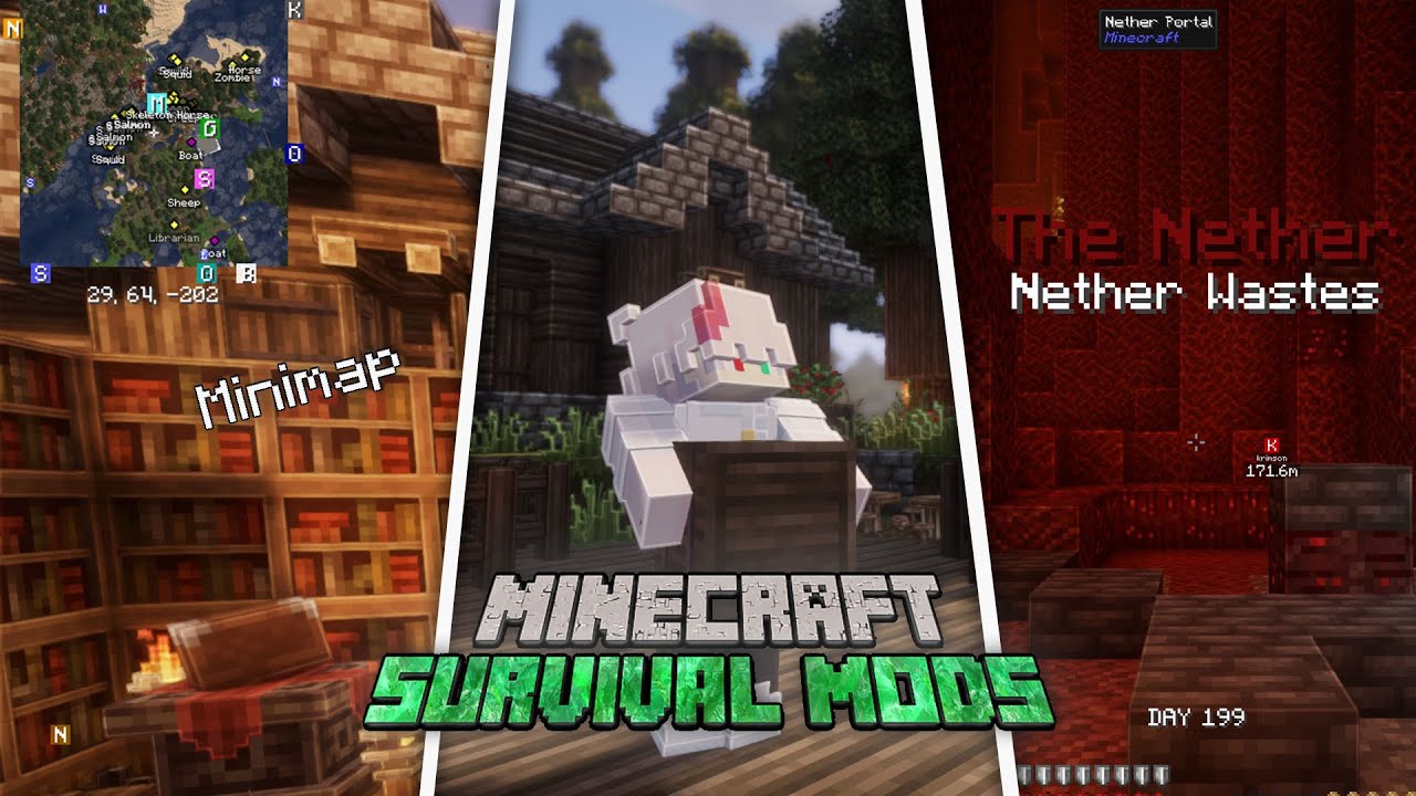 8 MODS TERBAIK UNTUK SURVIVAL MINECRAFT 1.20/1.21