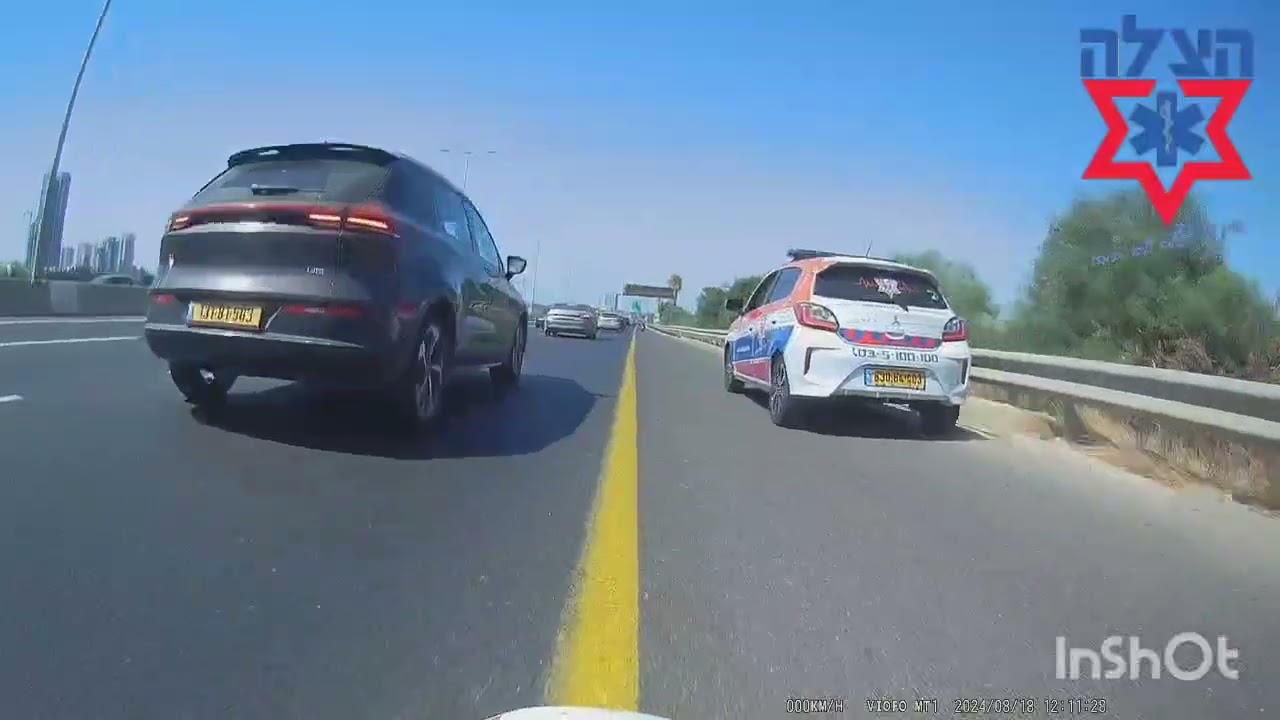 צפו בדרמה: רכב חירום לתגובה מיידית של הצלה נגנב מכפר חב