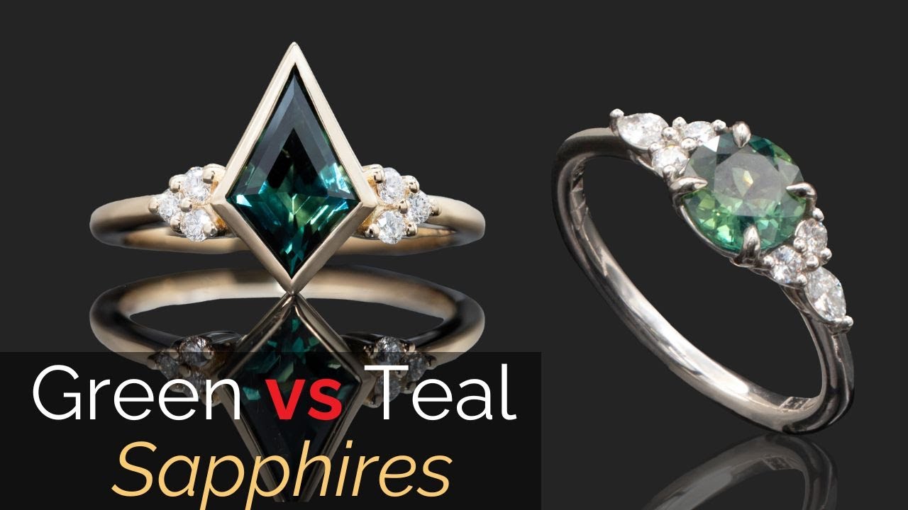Green VS Teal Sapphires, prices and color comparisons