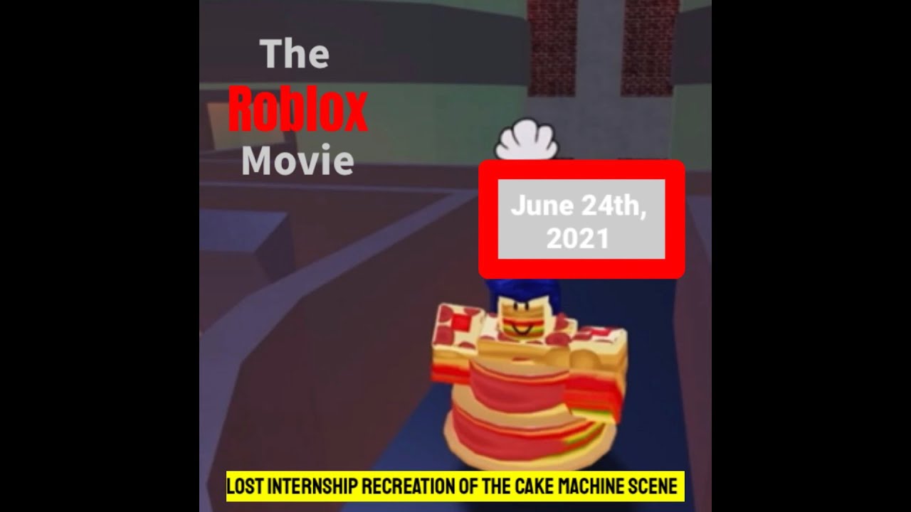 The Roblox Movie - Lost Internship Recreation of The Cake Machine Scene (Creepypasta Version)