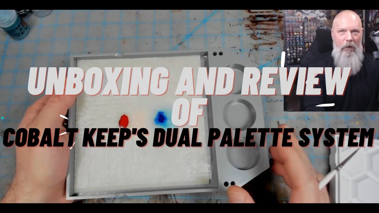 Unboxing and review of the Cobalt Keep Dual Palette